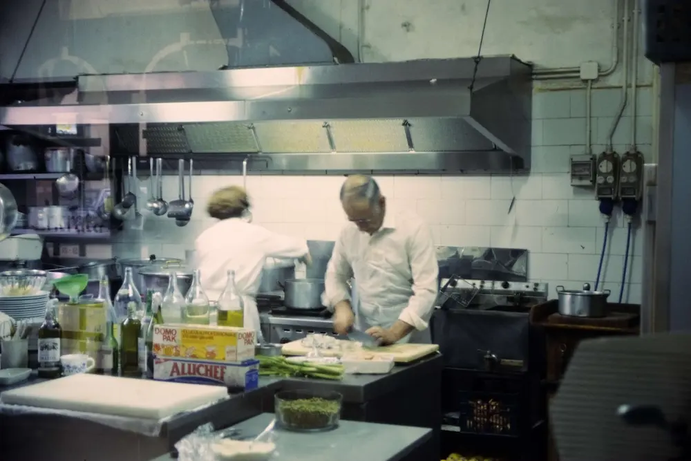 Mario Artuso, fondatore della Trattoria Acquabella di Milano